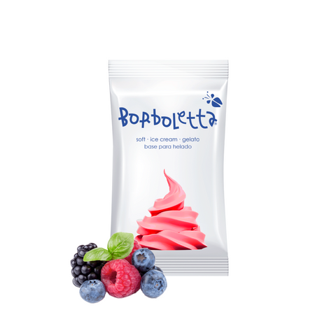 Base para helado suave de yogurt probiótico estándar sabor frutos rojos