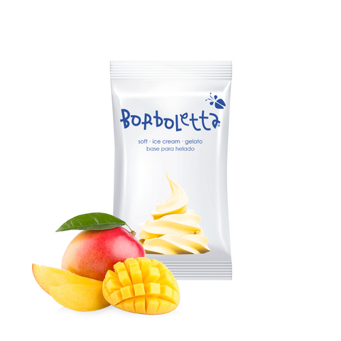 Base para helado suave de yogurt probiótico estándar sabor mango