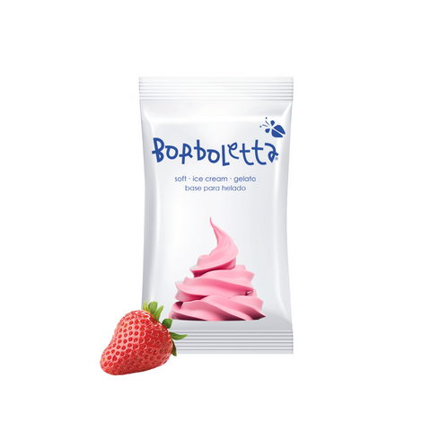 Base para helado suave de yogurt probiótico estándar sabor fresa